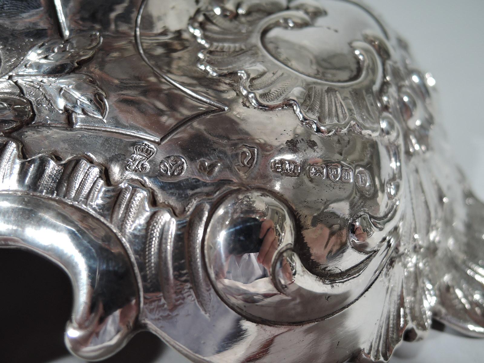 Antique German Sterling Silver Venus & Cupid Centerpiece Bowl 7