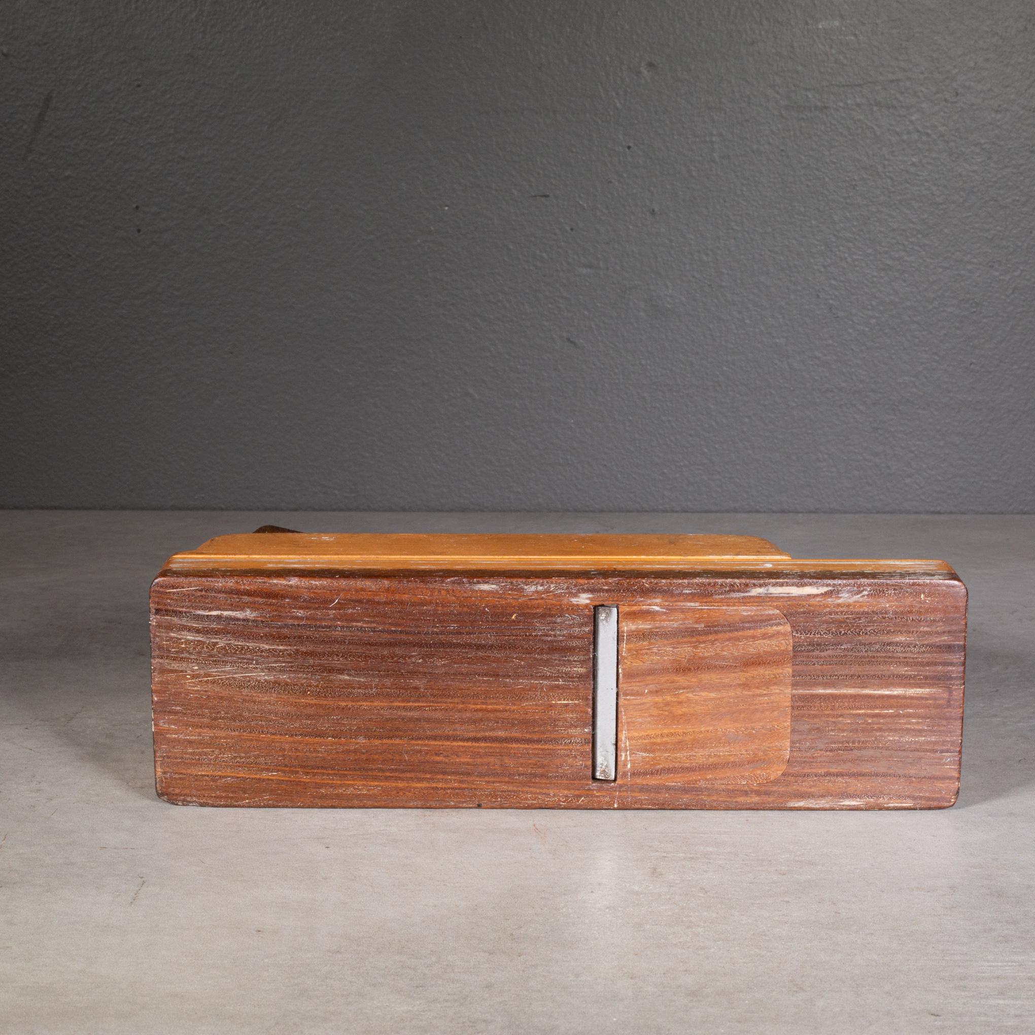 Industrial Antique German Ulmia Carpenter's Toothing Wood Plane For Sale