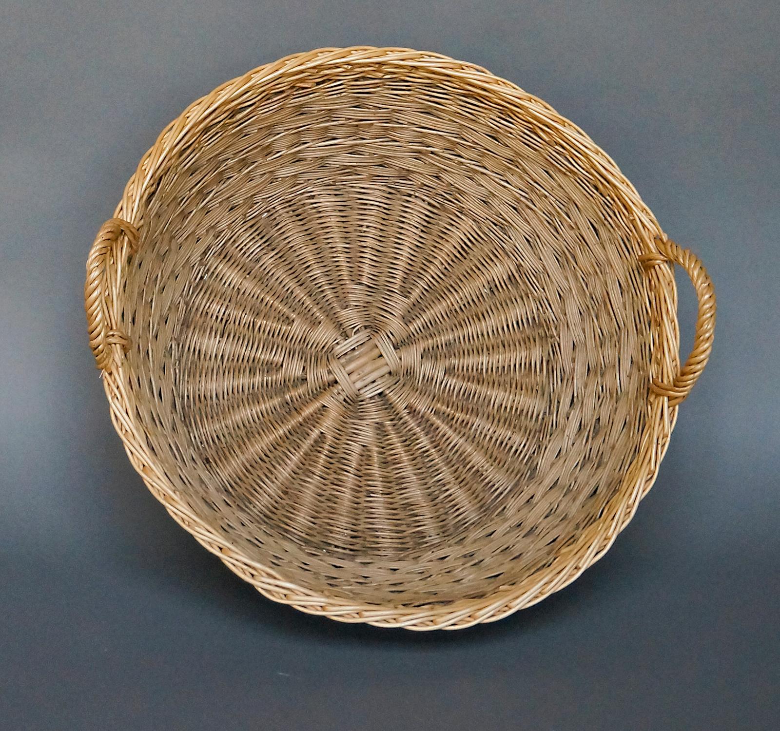 Hand-Painted Antique German Wedding Basket