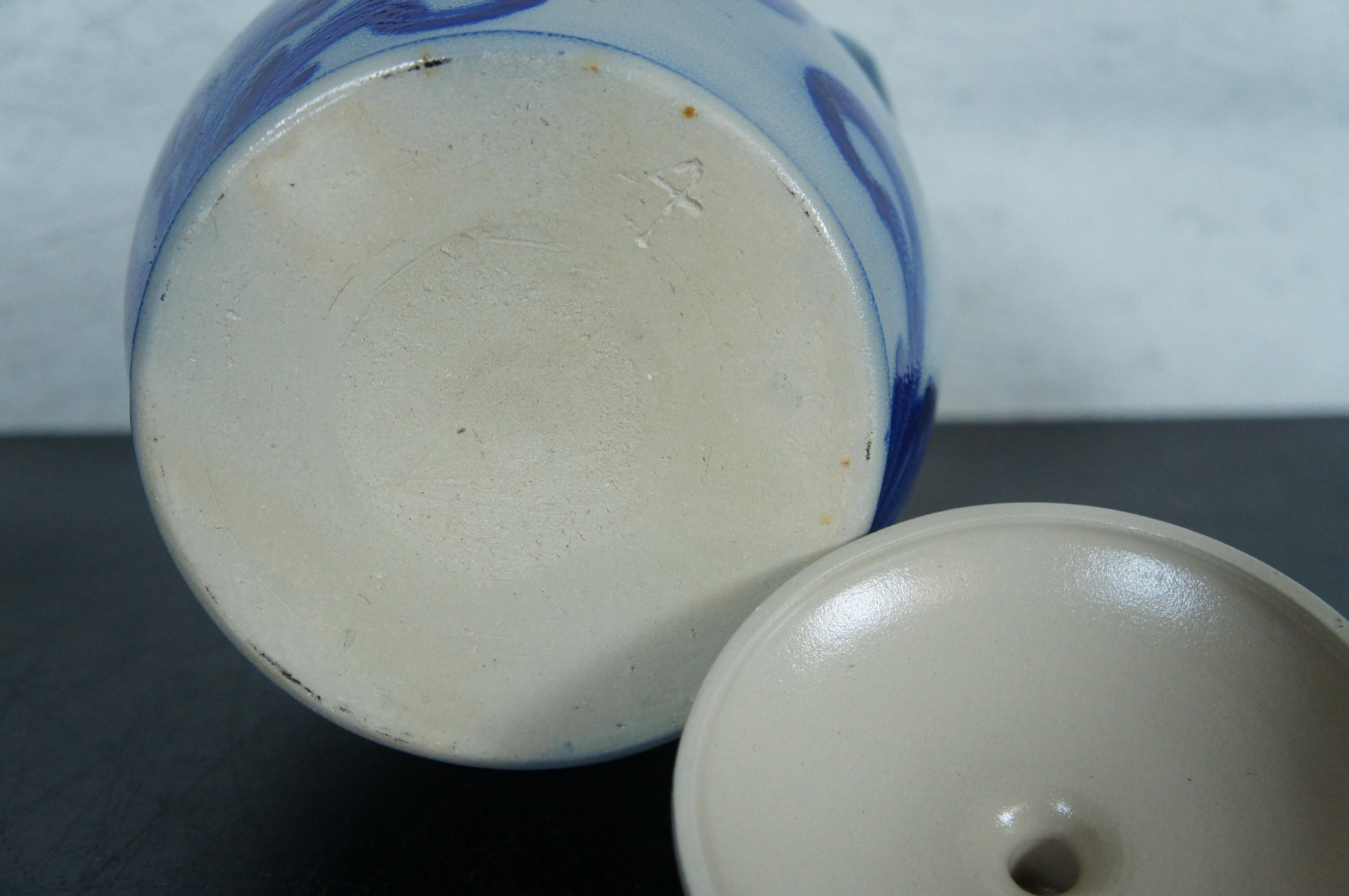 Grès porcellanato Antico vaso tedesco Westerwald con smalto salato Rumtopf Crock Rum Tureen w Lid 11
