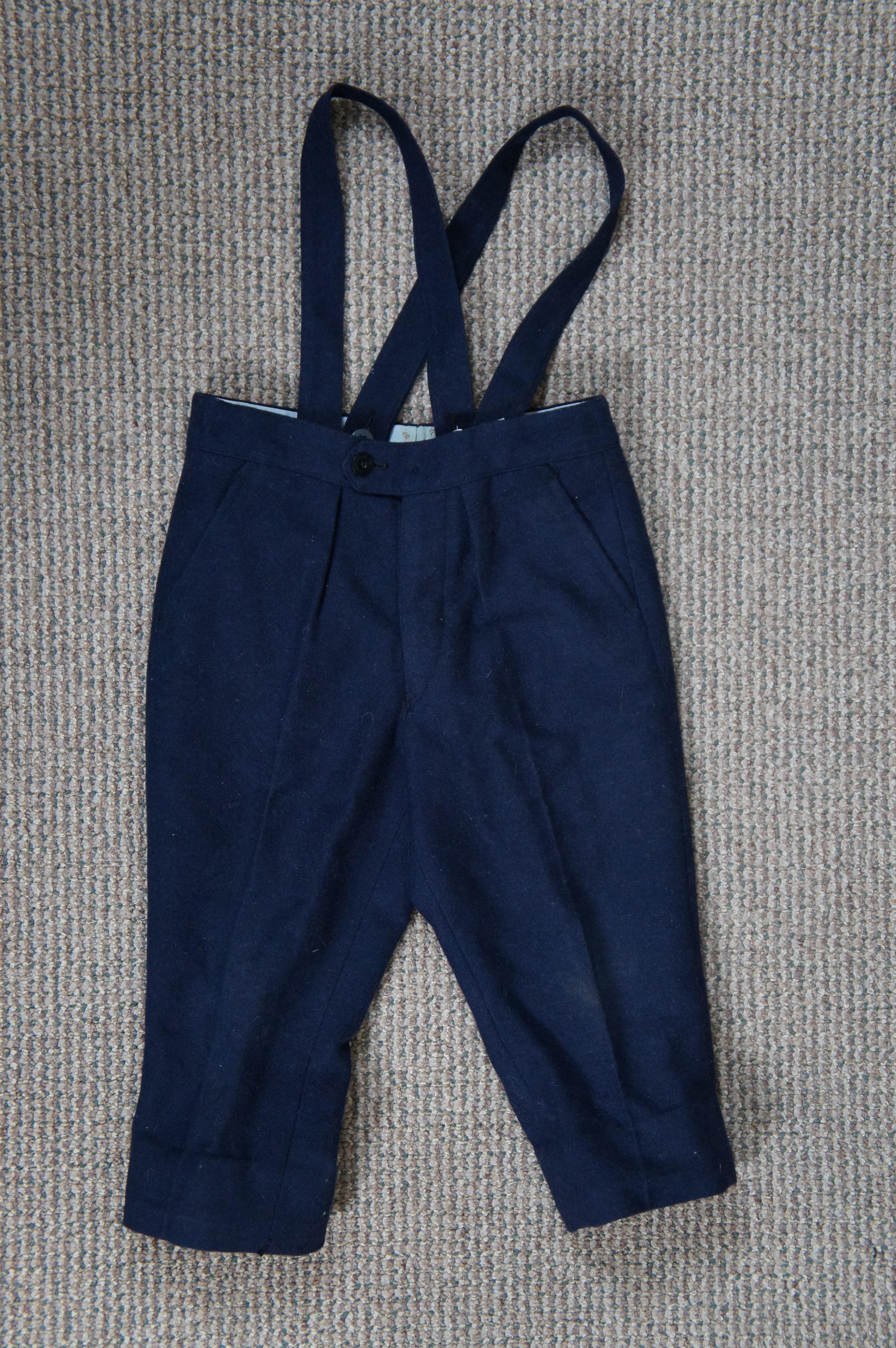 1930er Jahre Kaiserliche Marine Anzug Toddler Kind Matrosen Uniform aus deutscher Wolle Kaiserliche Wolle im Angebot 4