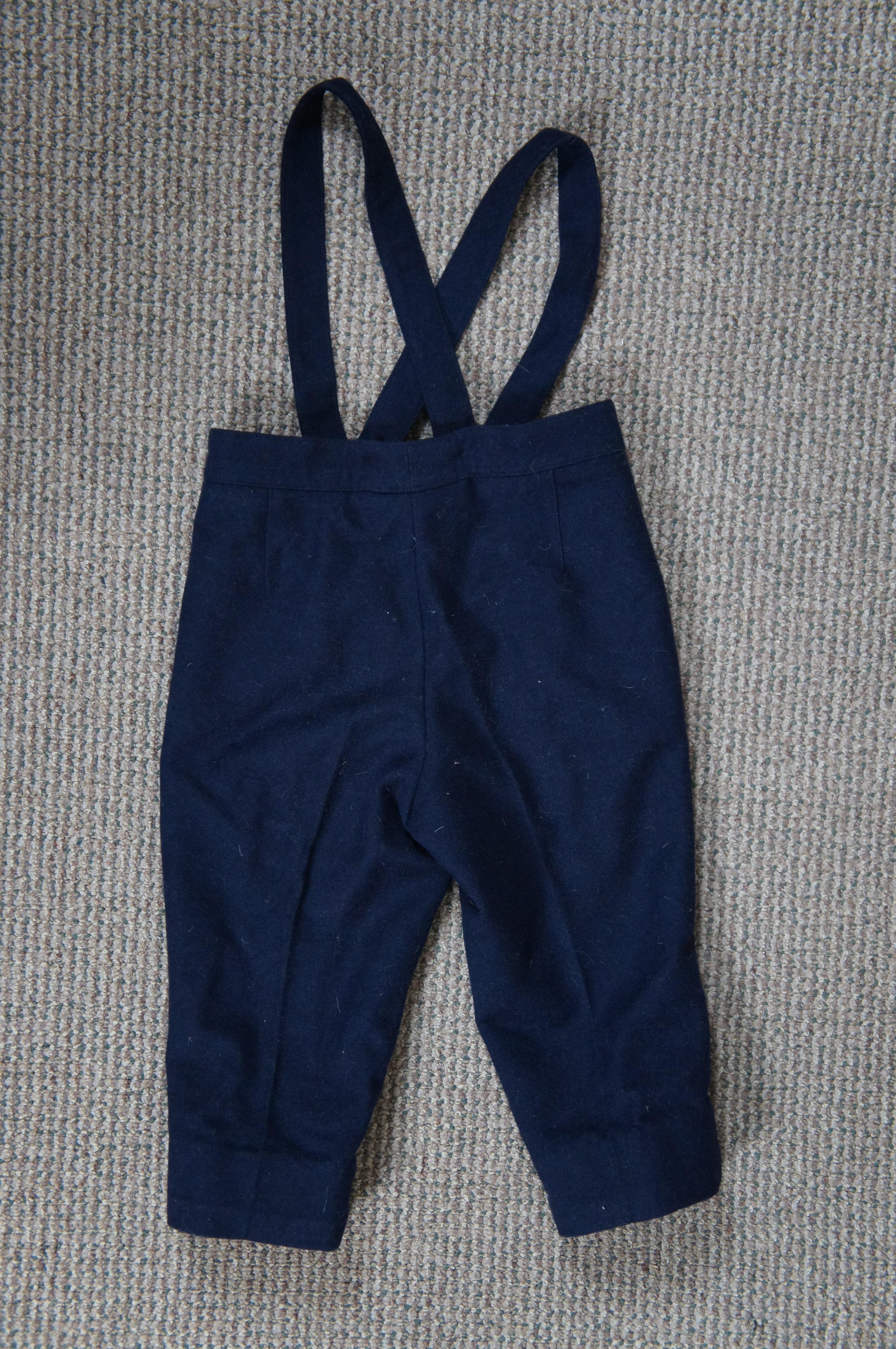 1930er Jahre Kaiserliche Marine Anzug Toddler Kind Matrosen Uniform aus deutscher Wolle Kaiserliche Wolle im Angebot 5