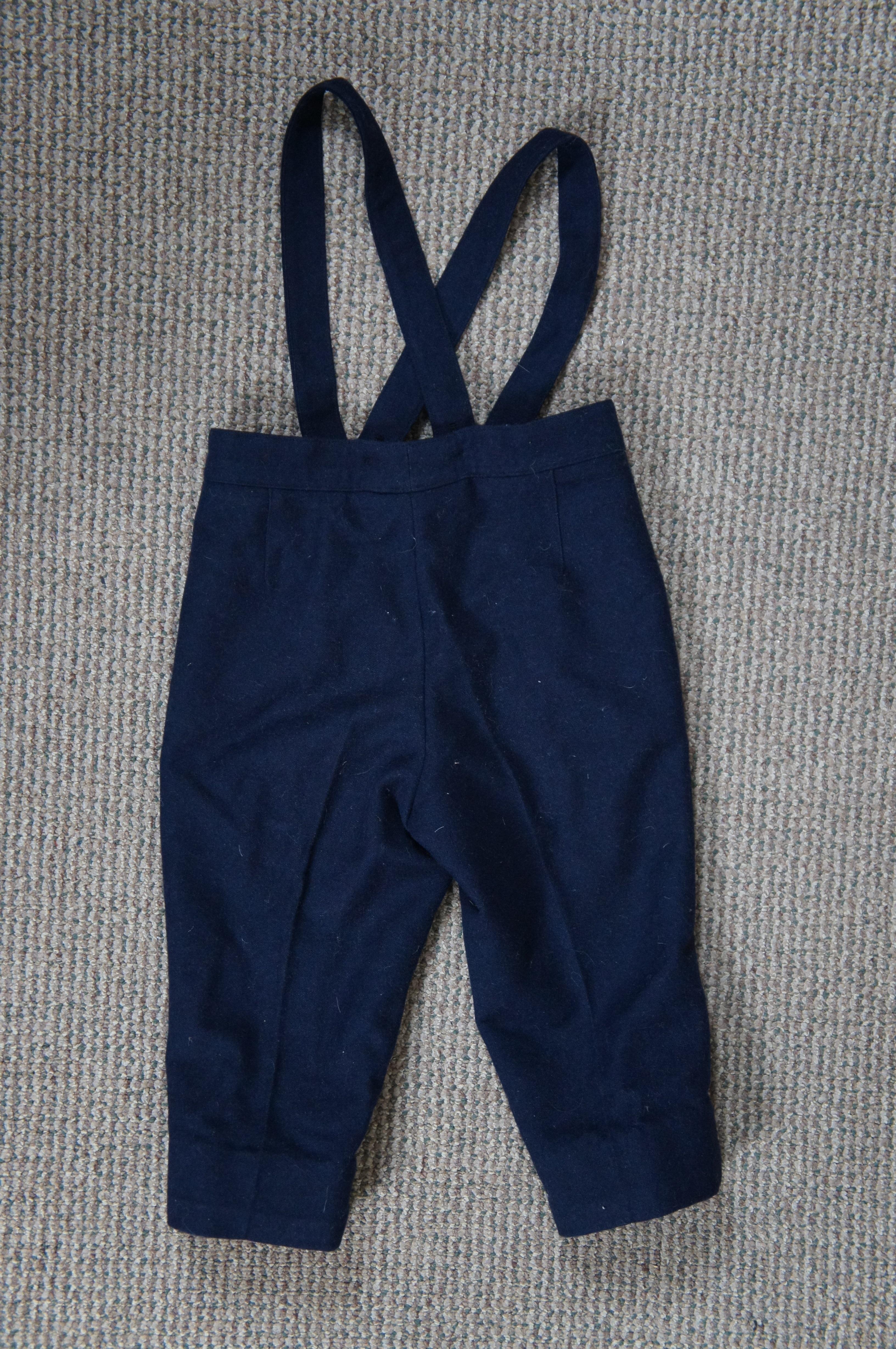 Antique German Wool Kaiserliche Marine Navy Suit Toddler Child Sailor Uniform For Sale 4