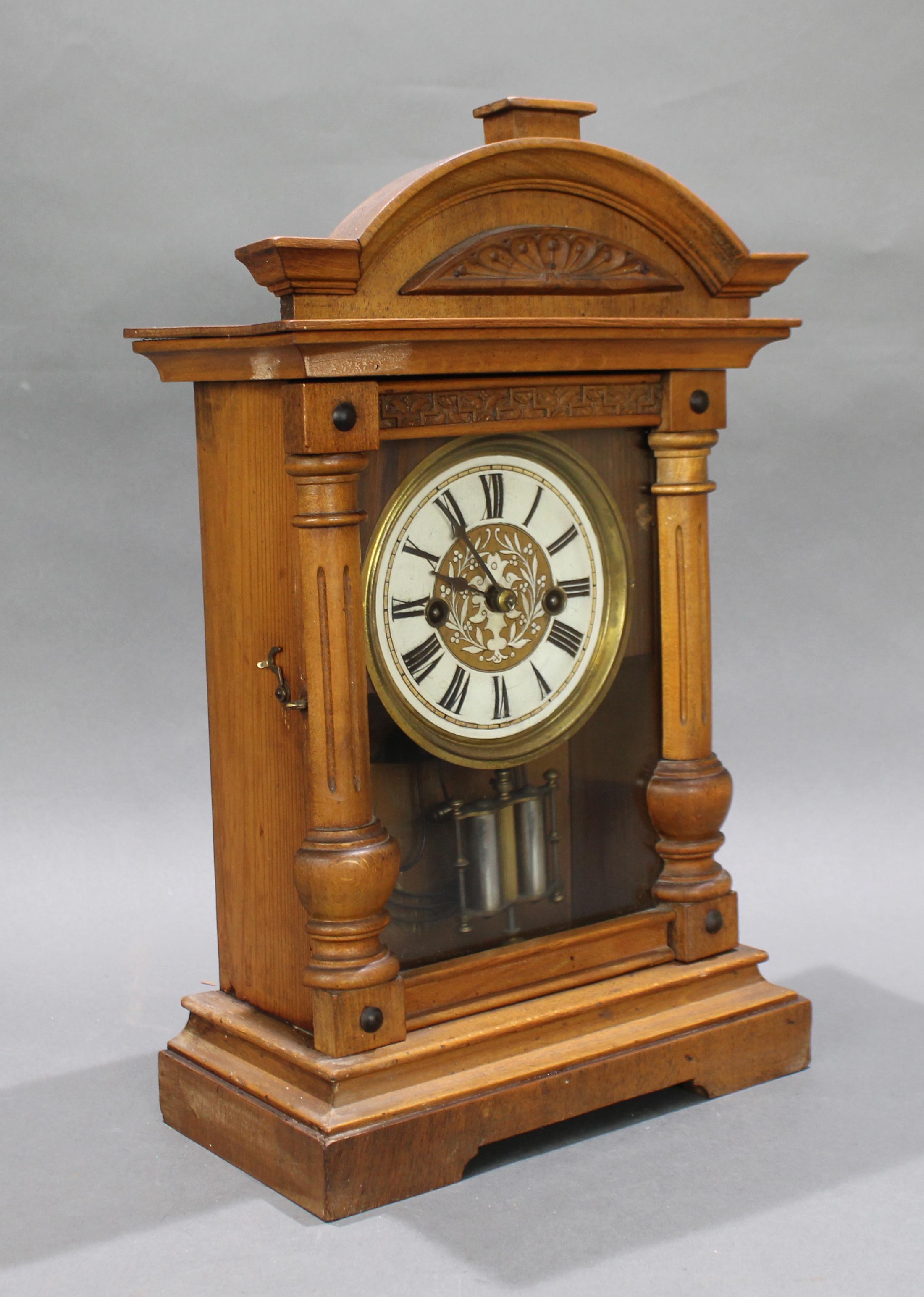 Antique German Württemberg Mantel Clock, c.1890 For Sale 5