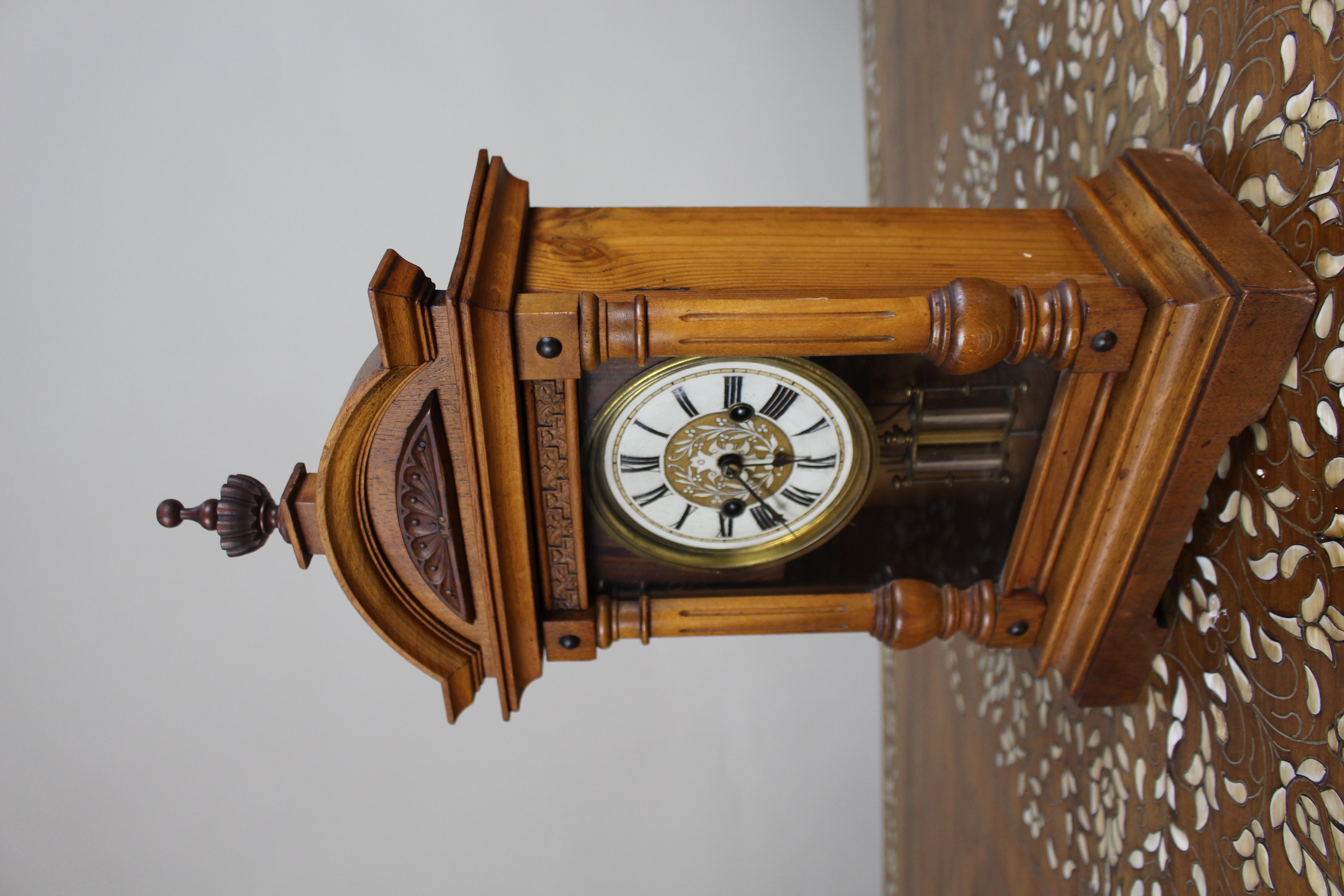 Antique German Württemberg Mantel Clock, c.1890 For Sale 2