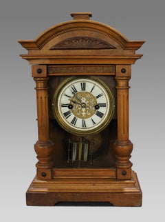 Antiguo reloj de manto alemán de Wurttemberg C.1900