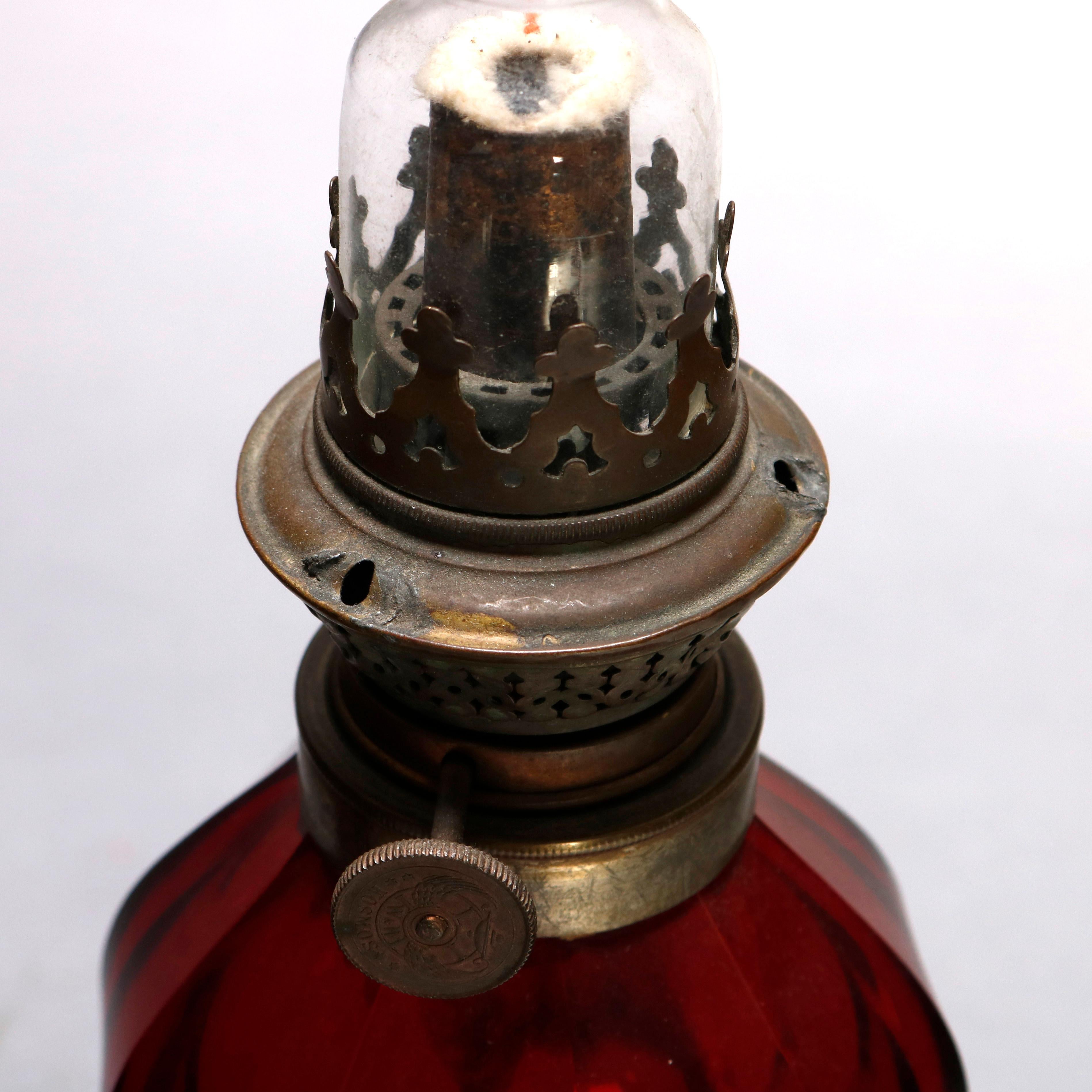 glass kerosene lamps