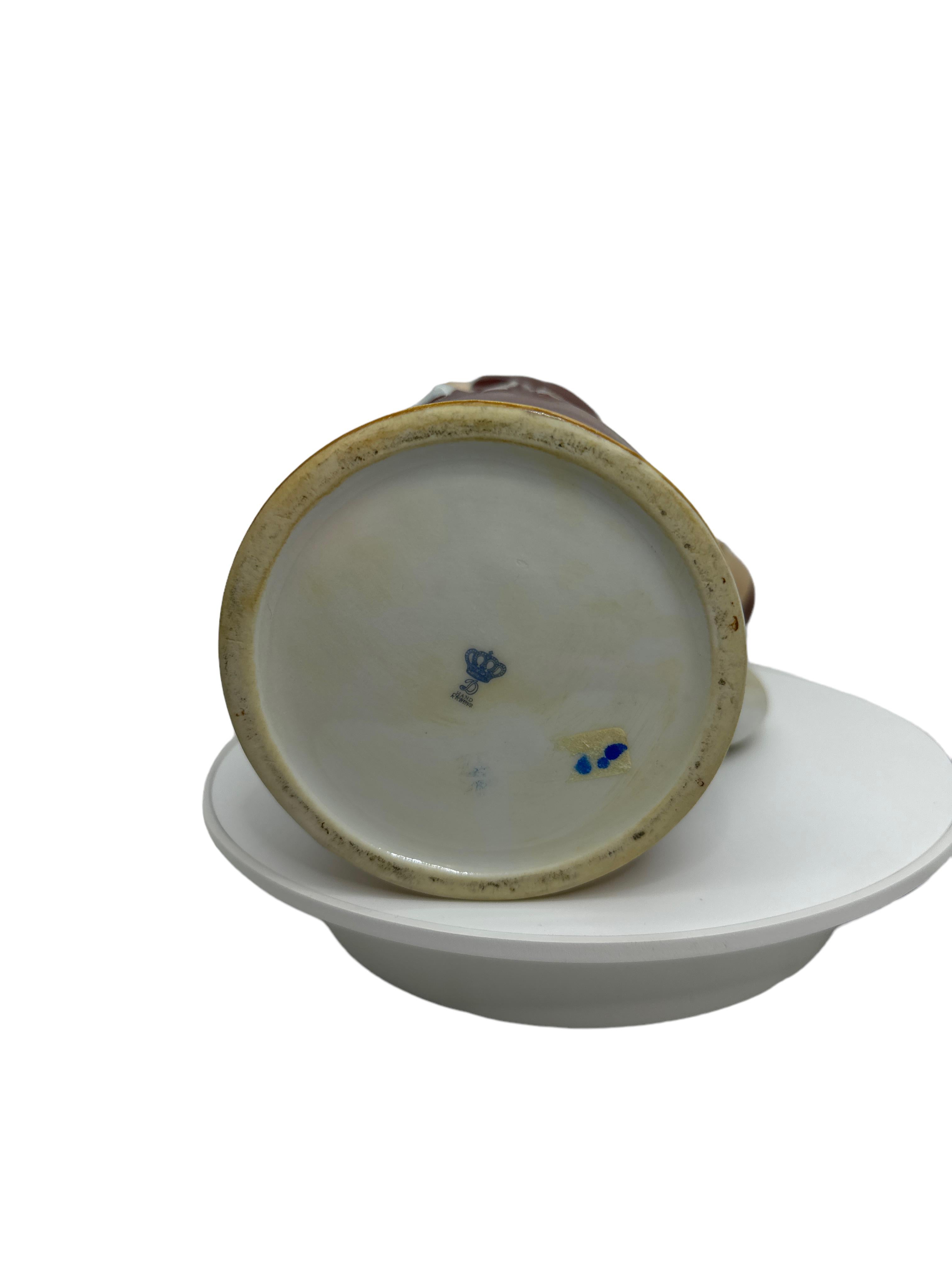 Antiguo Stein de Cerveza Monje con Tapa, E. Bohne, Alemania, años 30 mediados del siglo XX en venta