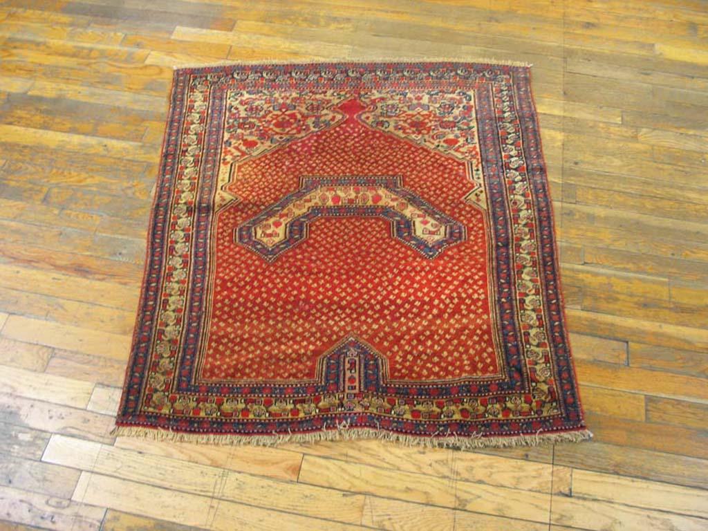 Tapis Ghashgaie antique, dimensions : 3'0