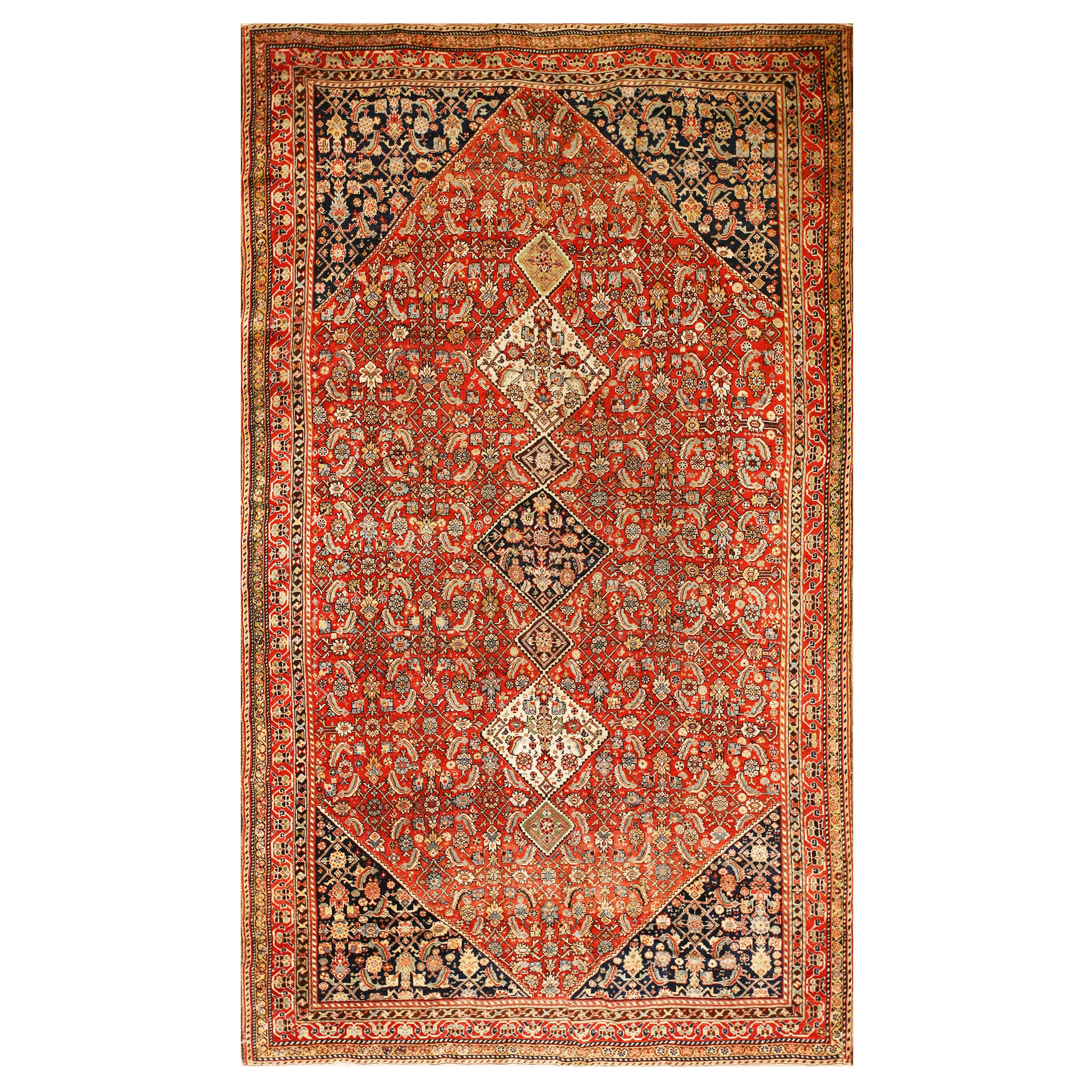 Tappeto antico Ghashgaie 5' 3" x 9' 0"