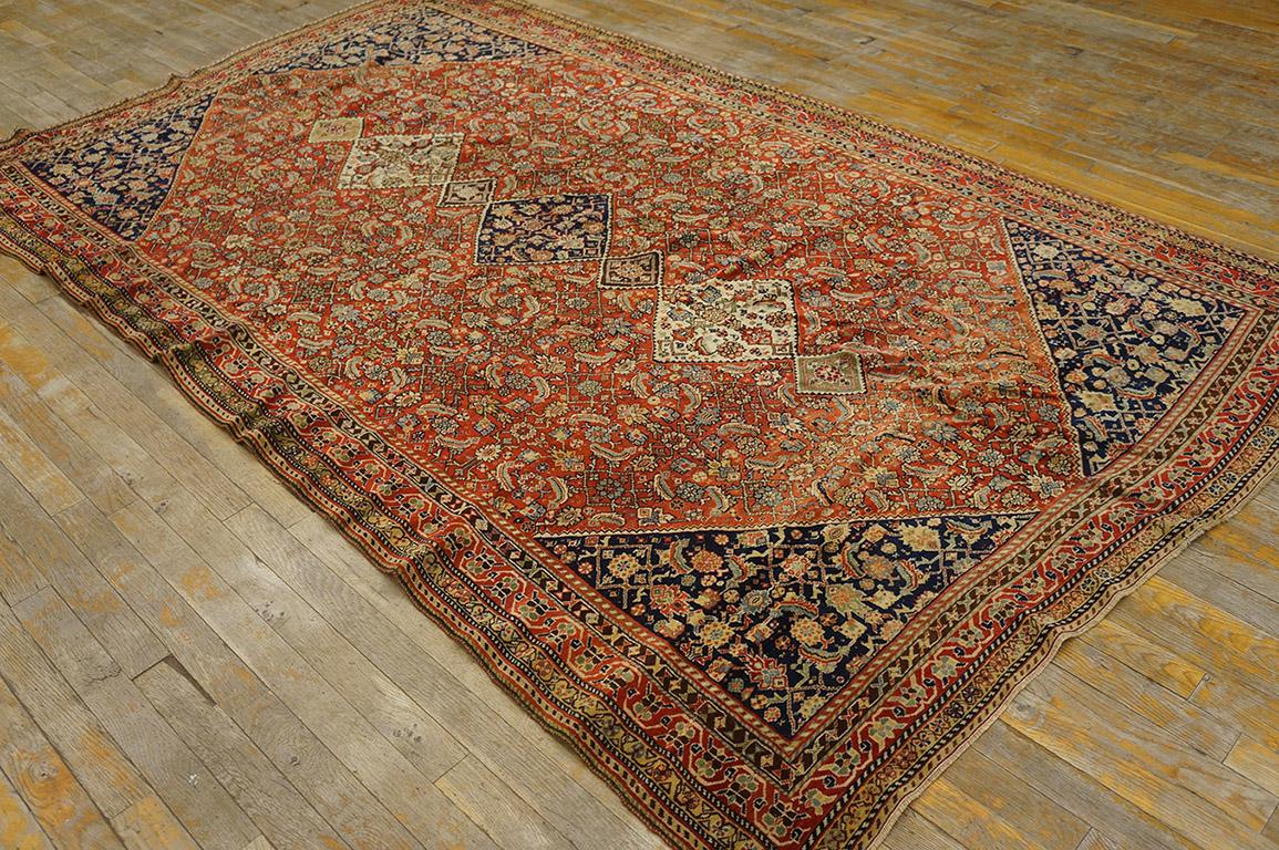 Antique Ghashgaie rugs, size: 5' 3'' x 9' 0''.