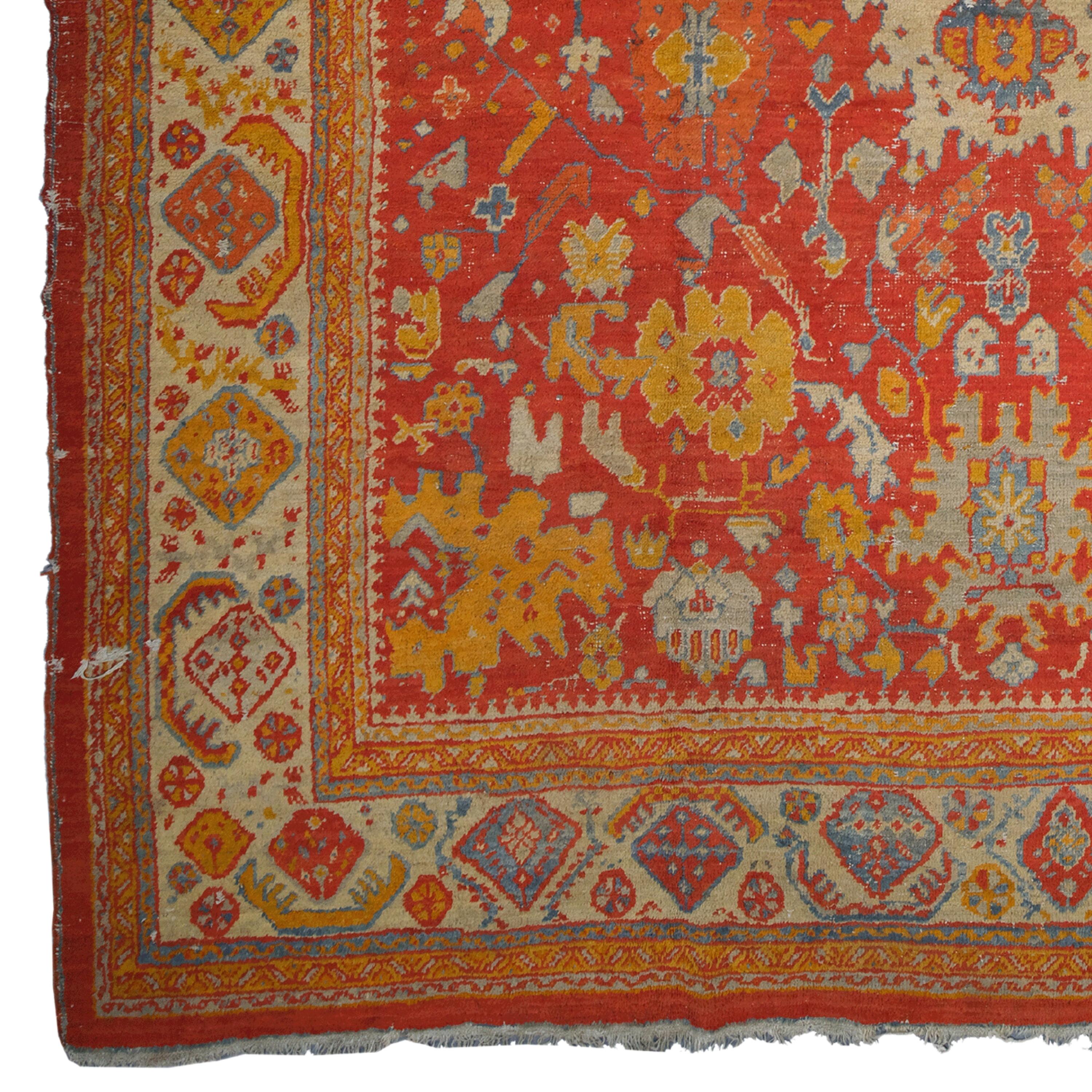 Ottoman Elegance: Antique Ghordes Carpet from the End of the 19th Century

If you want to add historical and artistic value to your home, this antique carpet is for you. This carpet is a Ghordes carpet woven in the Ghordes region at the end of the