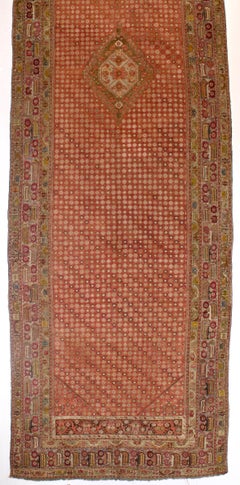 Antique Ghiordes Long Rug 6'7" x 24’4”