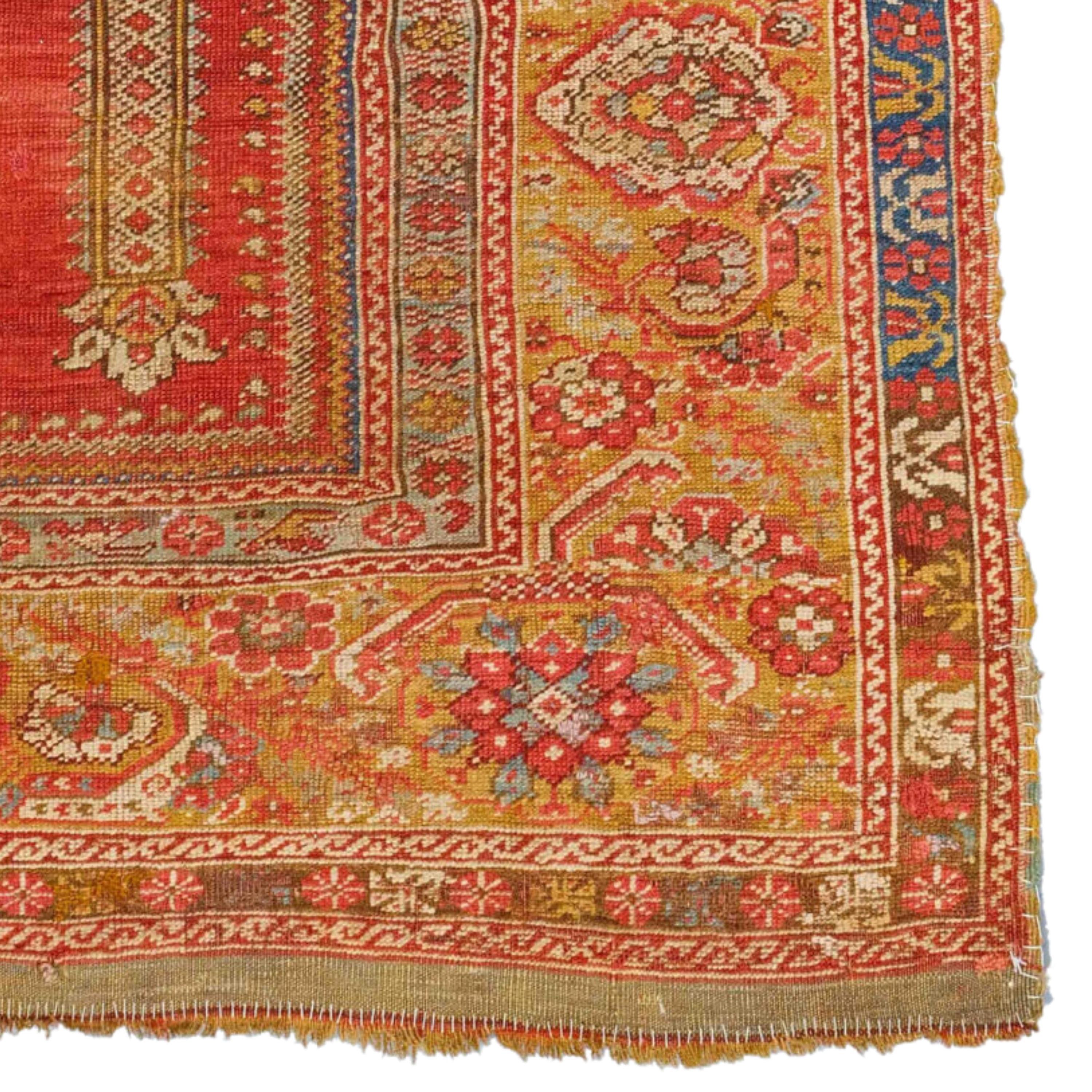 Antiker Ghiordes-Teppich - Anatolischer Ghiordes-Teppich aus dem 18. Jahrhundert, Anatolischer Teppich (18. Jahrhundert und früher) im Angebot