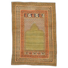 Antiker Ghiordes-Teppich - Anatolischer Ghiordes-Teppich aus dem 19. Jahrhundert, antiker Teppich