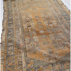 Antique Ghiordes Rug 6.3x4
