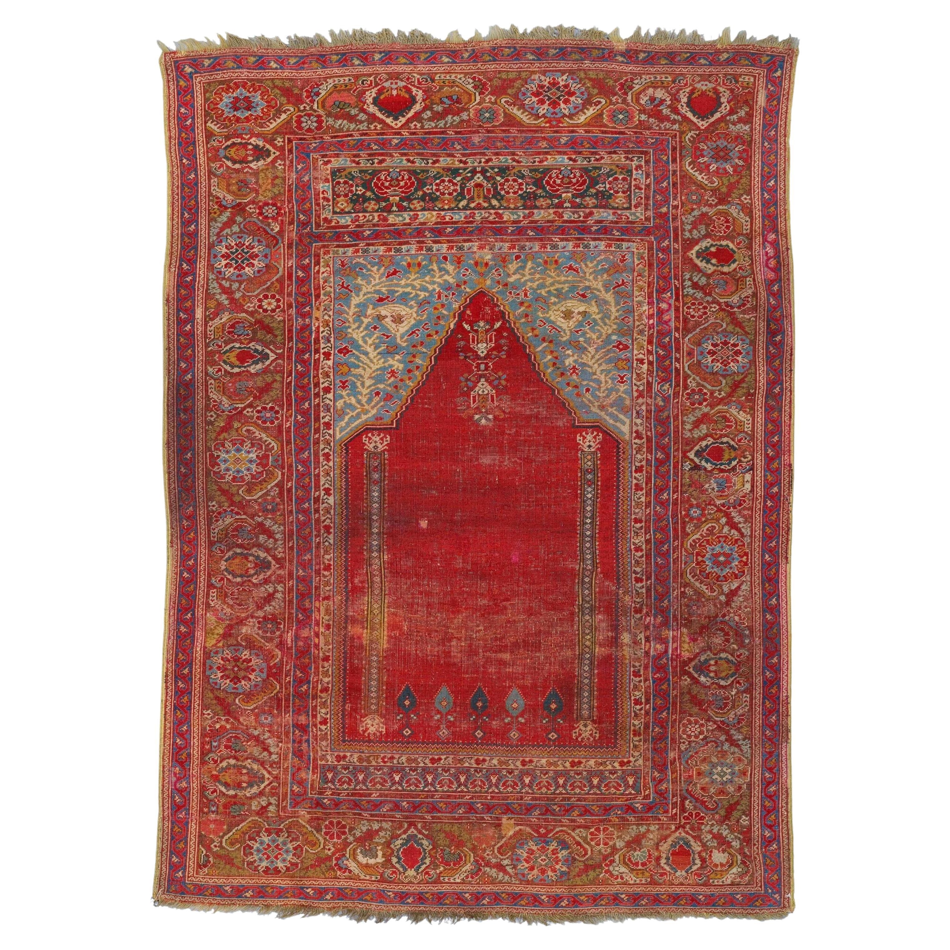 Antiker Ghordes-Teppich - Anatolischer Ghordes-Teppich aus dem 18. Jahrhundert im Angebot