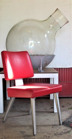 Antique Giant Sized Industrial Glass Laboratory Bottle with Stand
