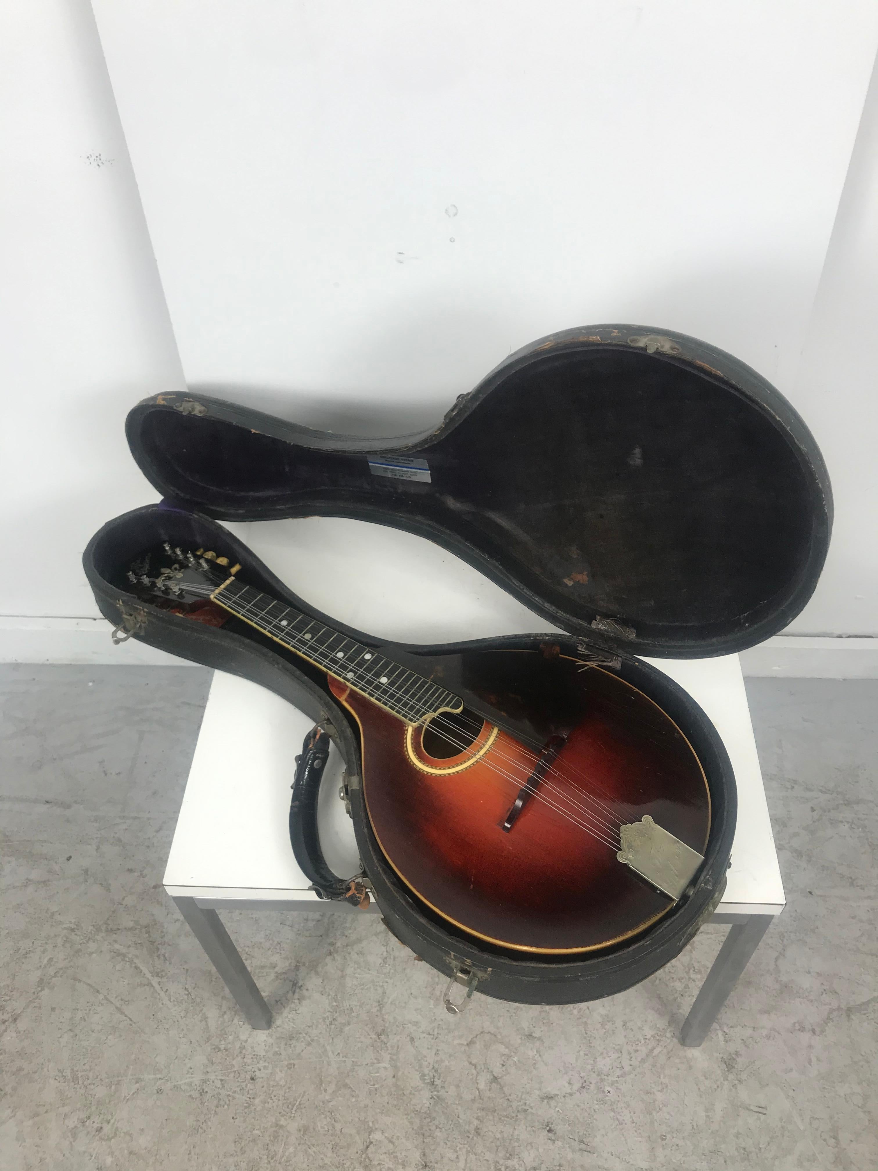 Antique Gibson circa 1917 A-4 Mandolin Sunburst 3