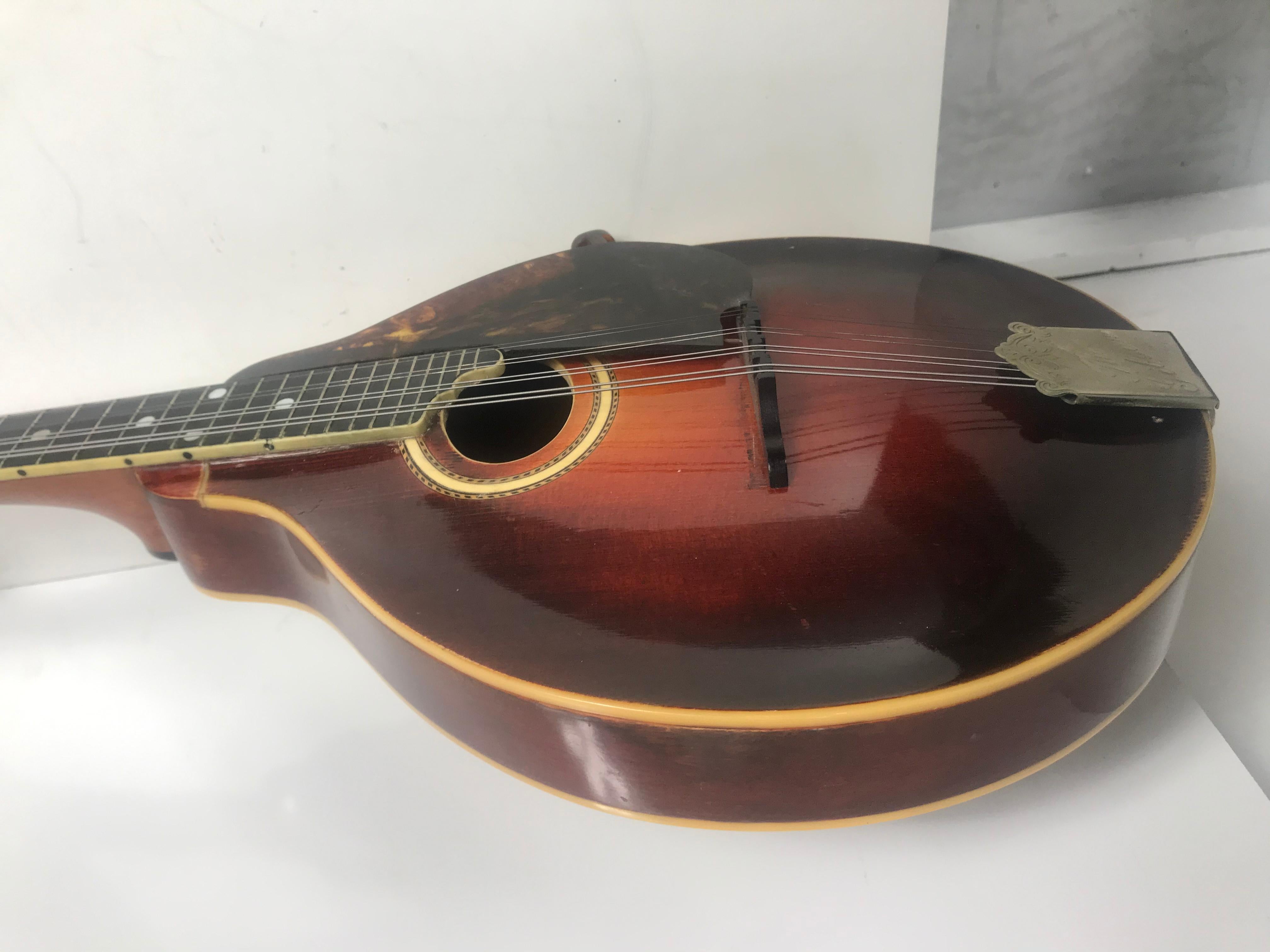 Antique Gibson circa 1917 A-4 Mandolin Sunburst 7