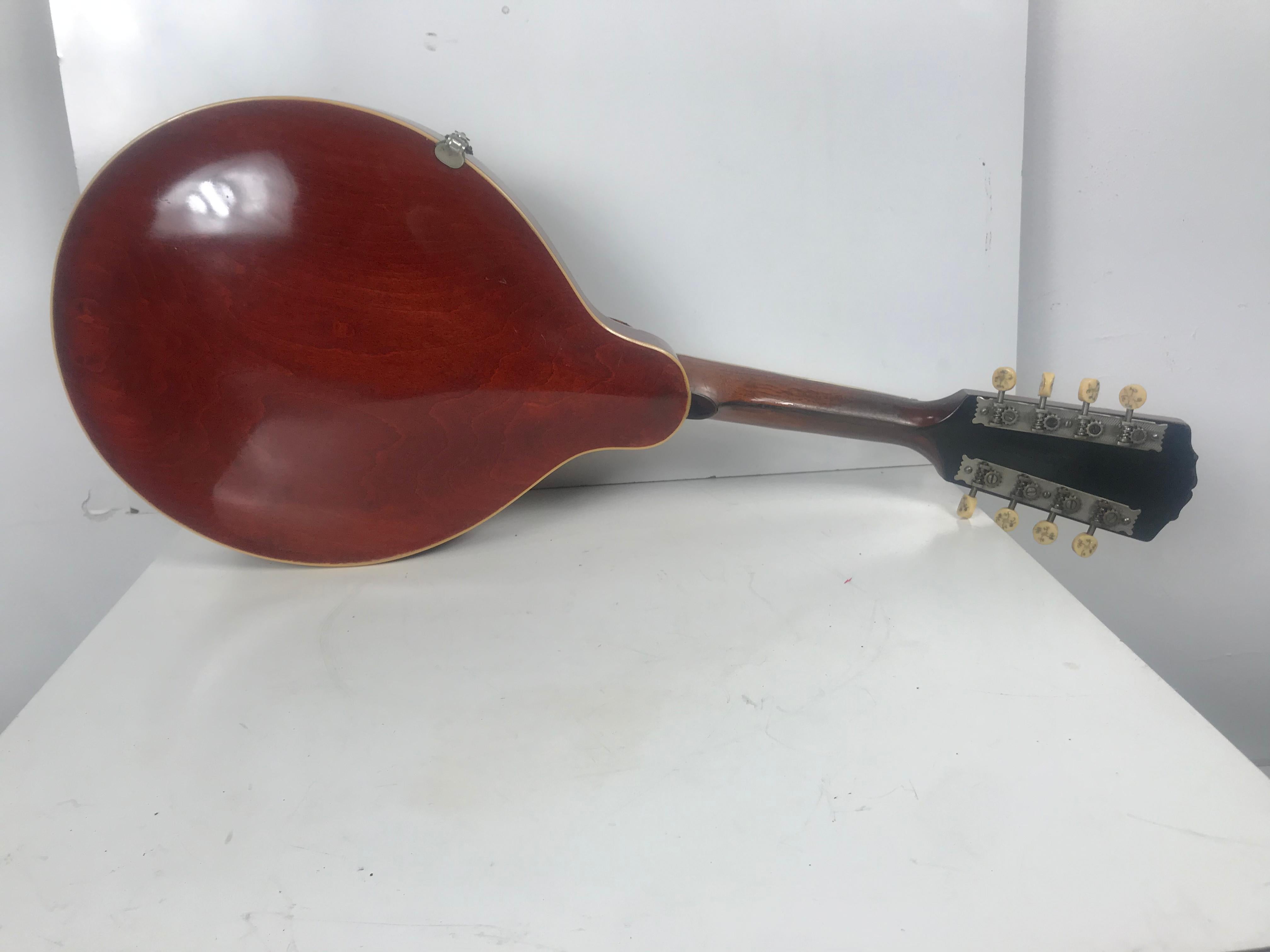 Antique Gibson circa 1917 A-4 Mandolin Sunburst 8
