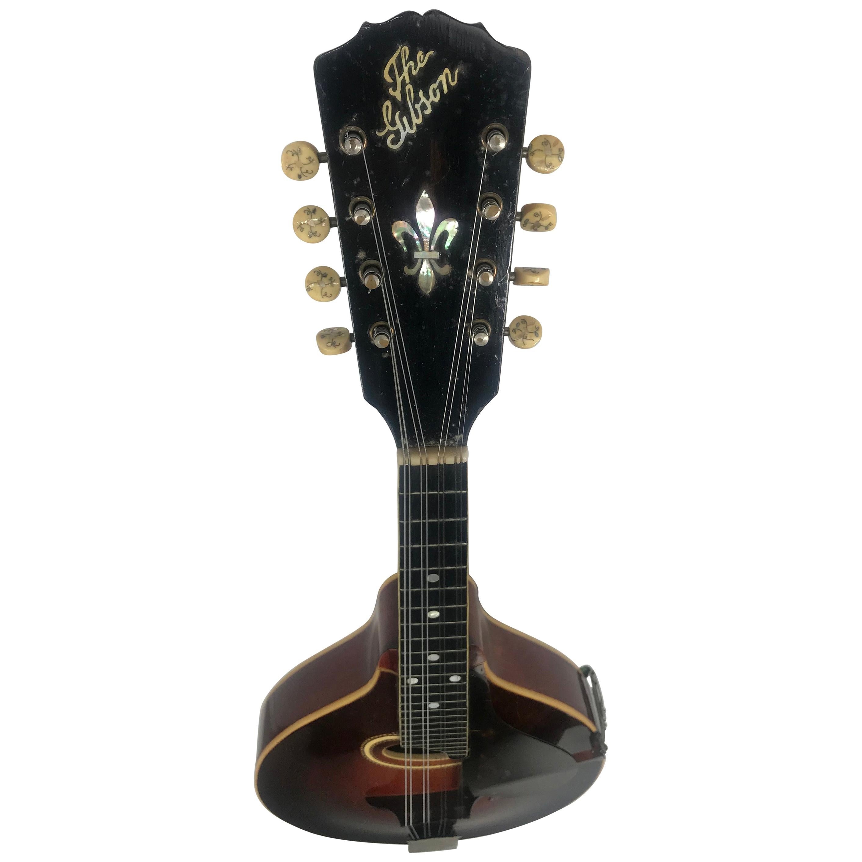 Antique Gibson circa 1917 A-4 Mandolin Sunburst