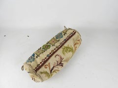 Antique Gift-Sized French Tapestry with Floral Medallion Design - Rug & Kilim
