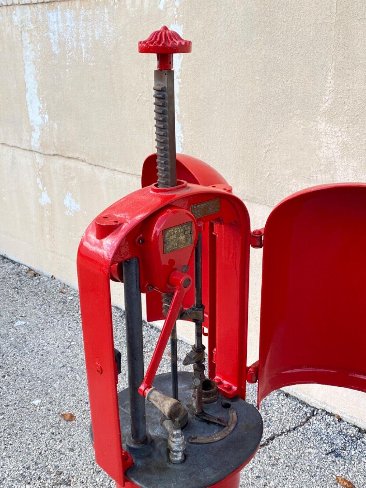 gilbert and barker gas pump for sale