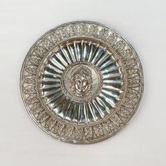 Antique Gilded Age Signed E F Caldwell New York Silver Plated Dish or Plate