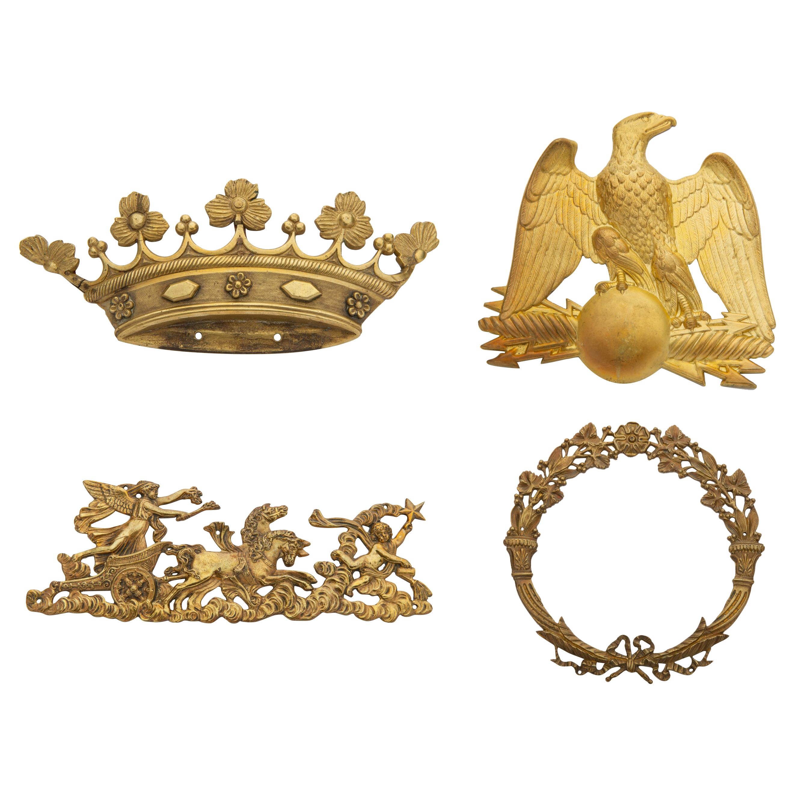 Gilded Antique Friezes for Furniture