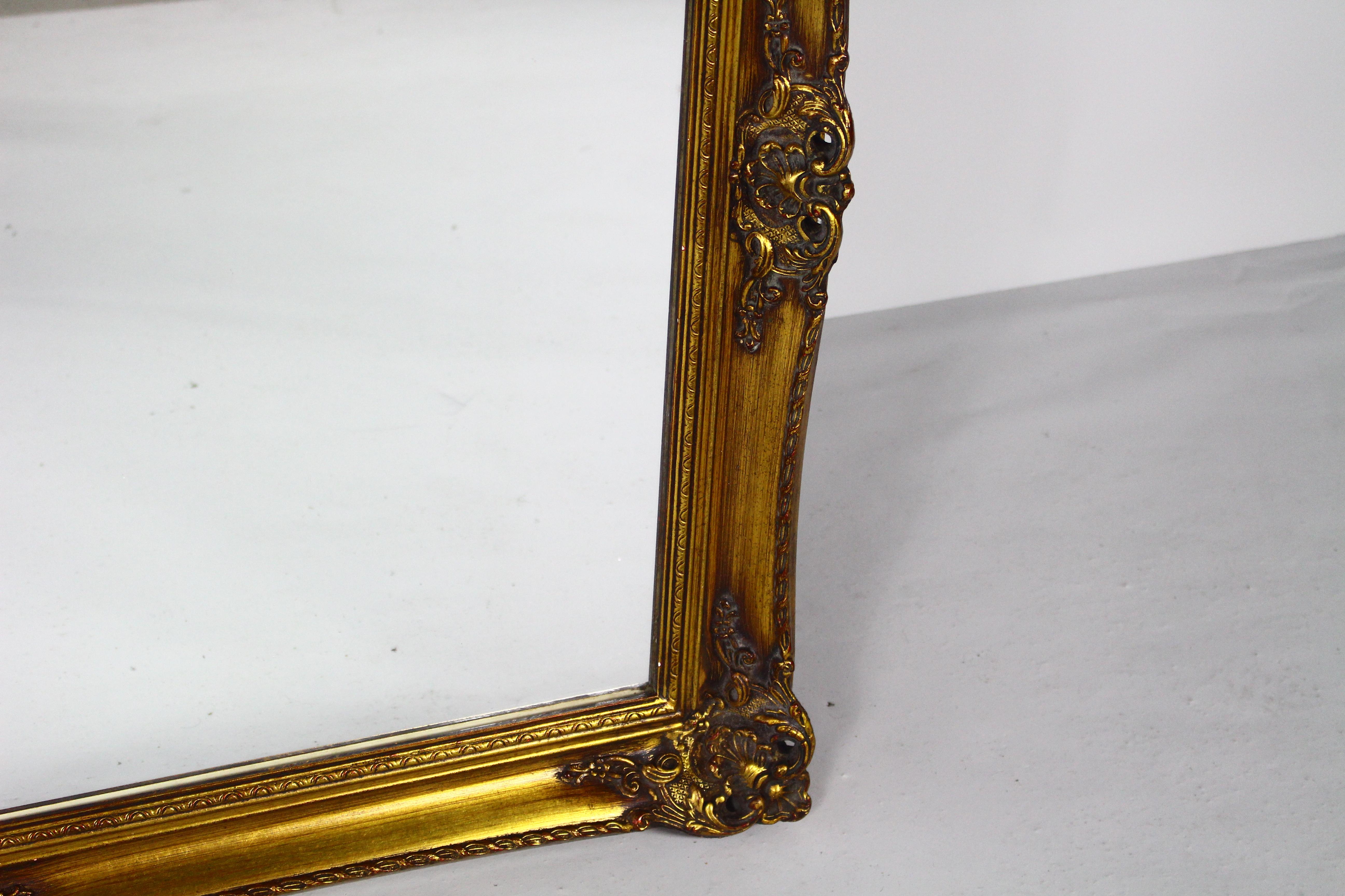 Mid-Century Modern Antique Gilded Mirror For Sale