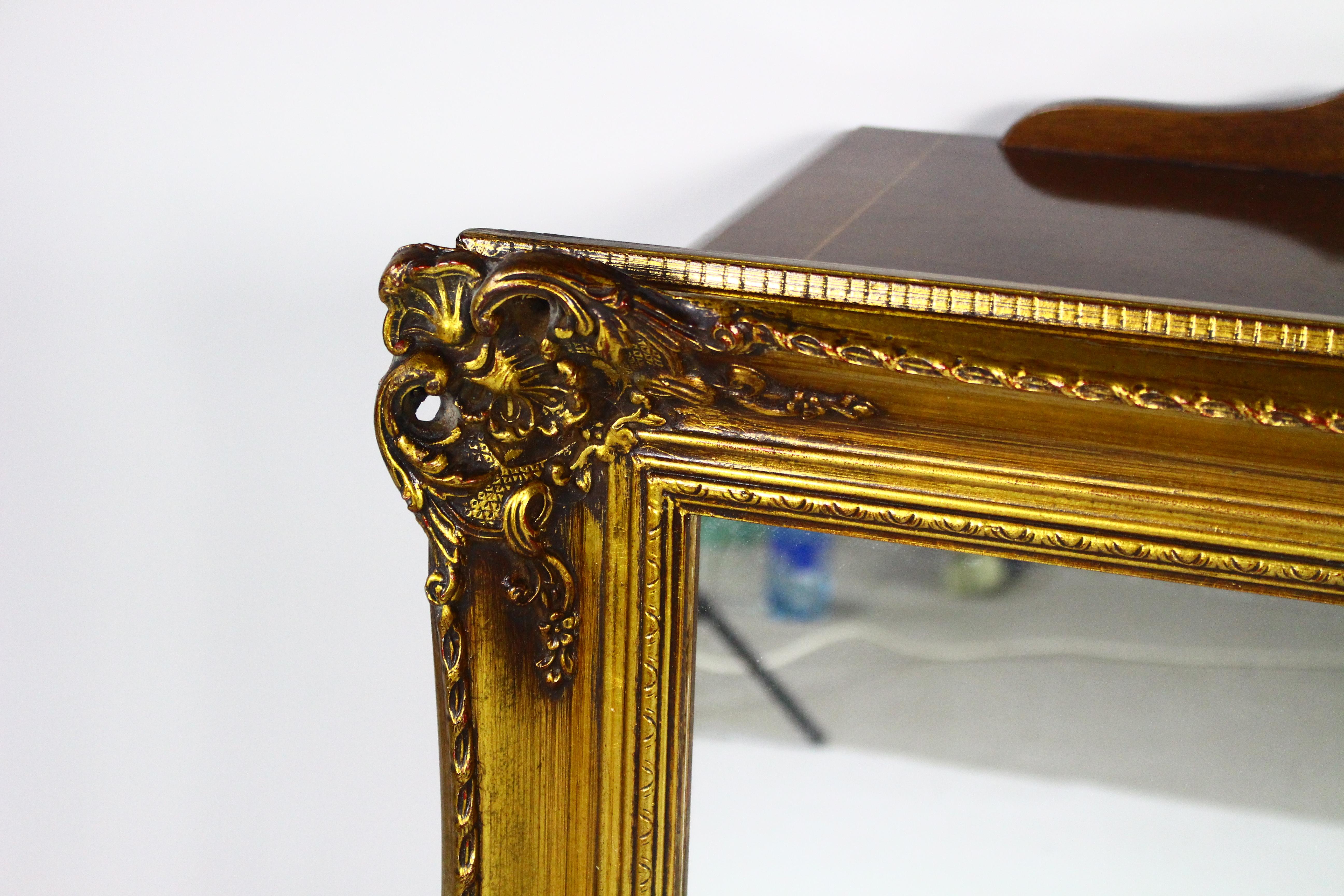 Danish Antique Gilded Mirror For Sale