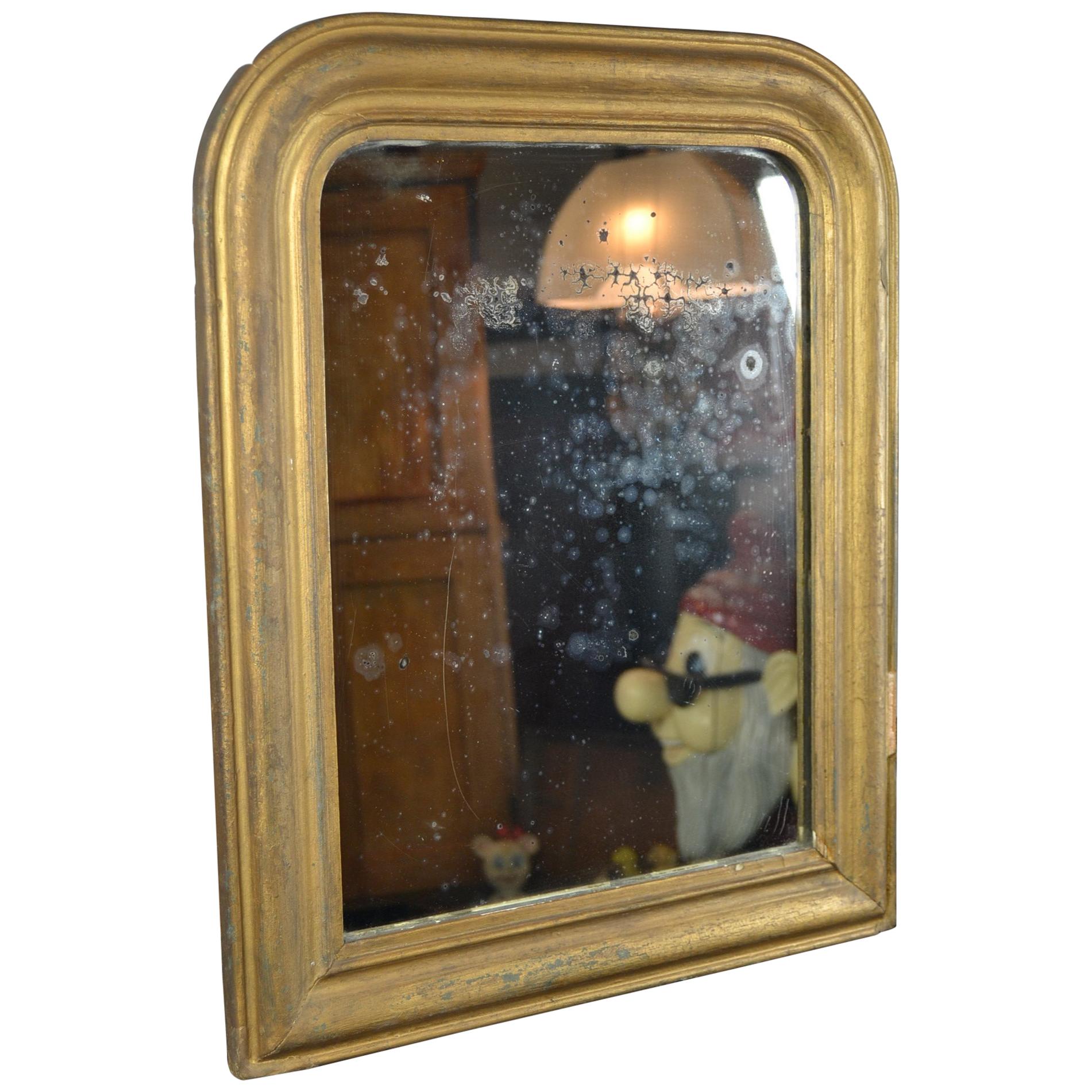 Antique Gilded Mirror, France, Early 20th Century