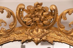 Antique Gilded Oval wall Mirror, circa 1820