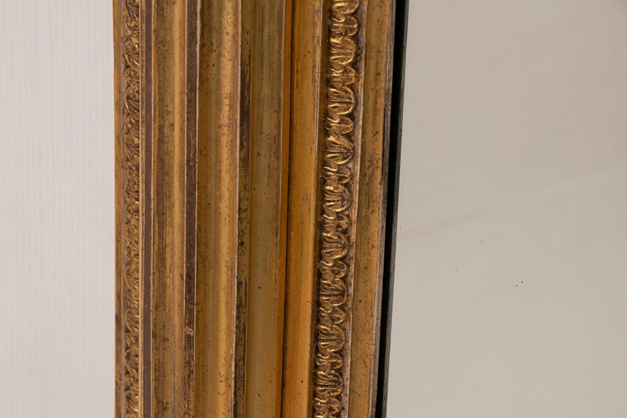 Antique Gilded Overmantel Mirror, circa 1820 3