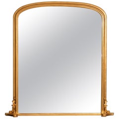 Used Gilded Overmantle Mirror