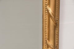 Antique Gilded Overmantle Wall Mirror