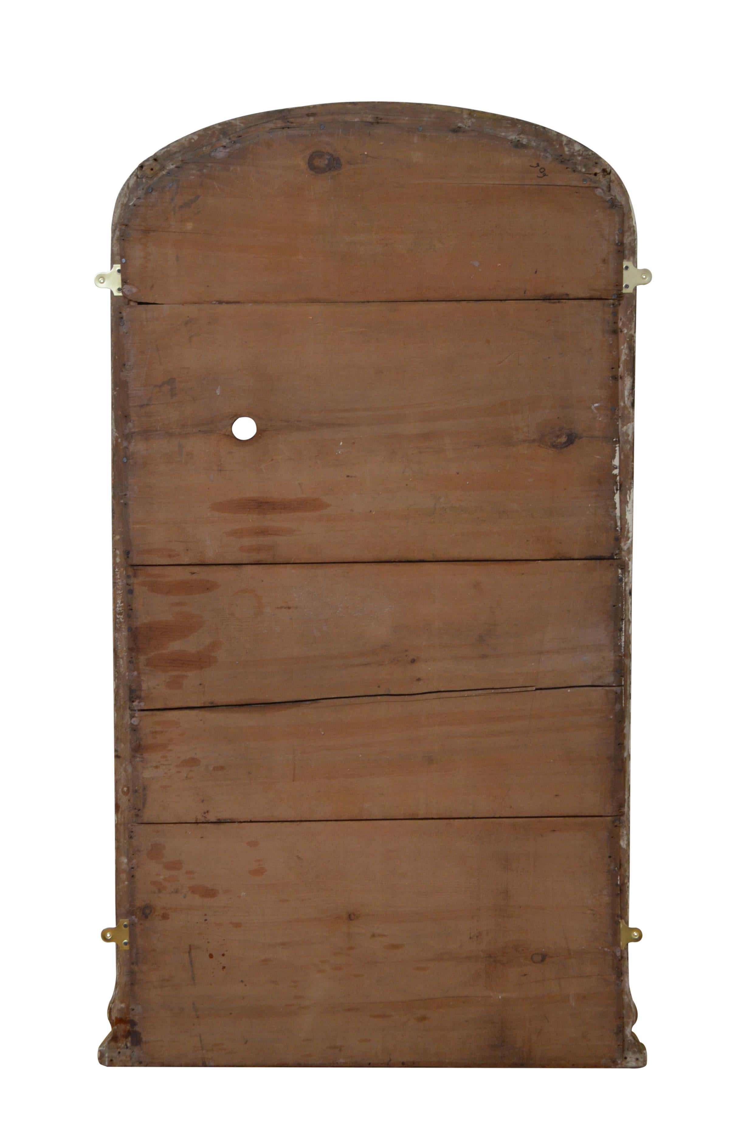 Antique Gilded Pier Mirror H160cm en venta 3
