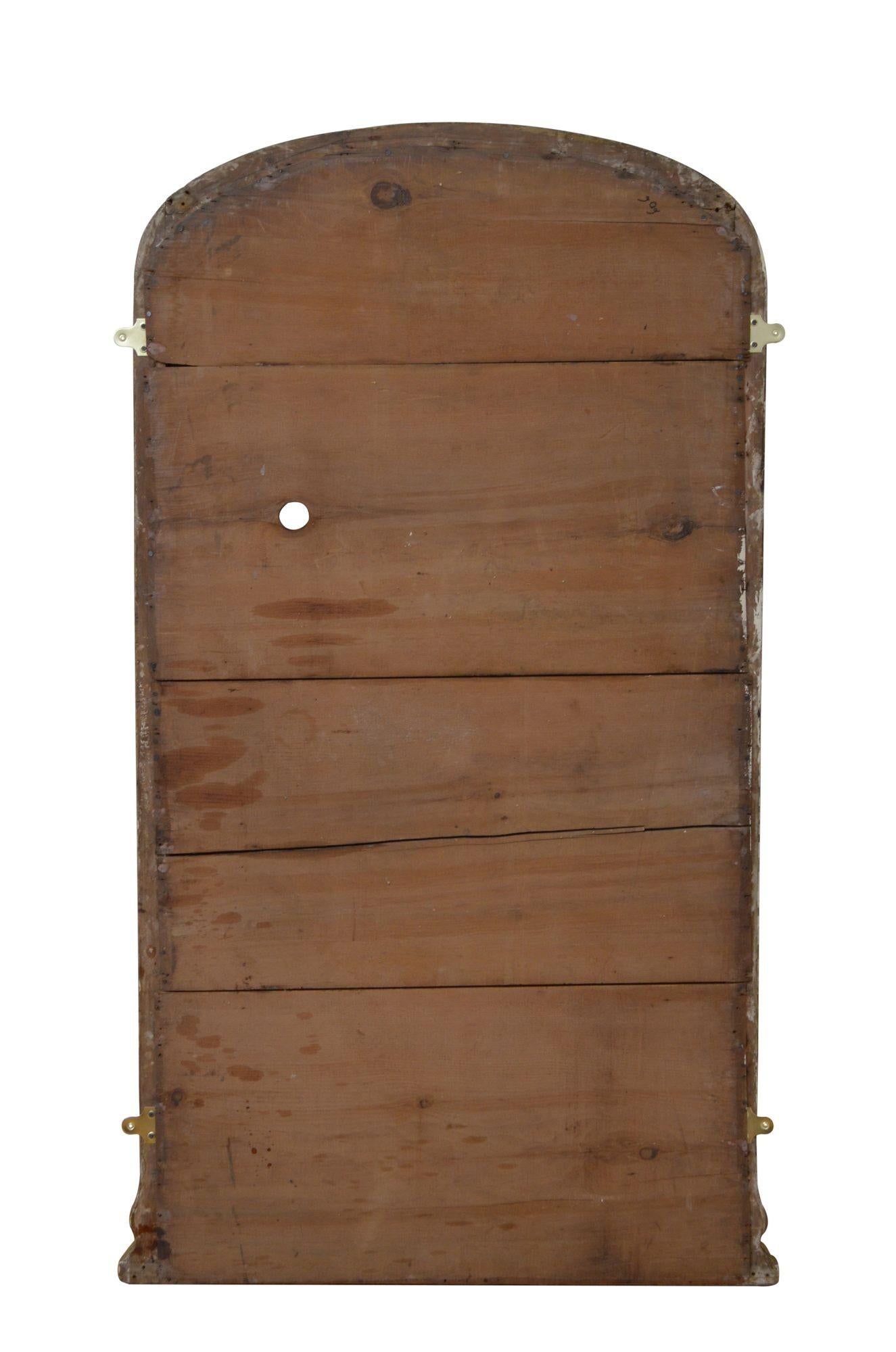 Miroir de pilier ancien doré, H160 cm en vente 5