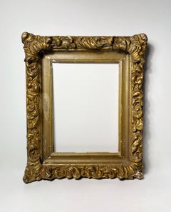 Antique Gilded Small French Frame / Mirror