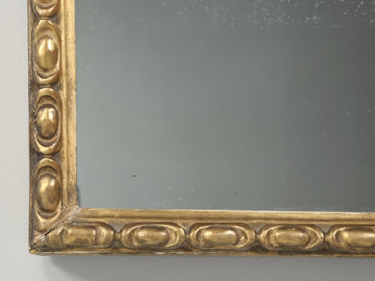 Antique Gilded Very Large Mirror from Ireland with Old Glass at 1stDibs
