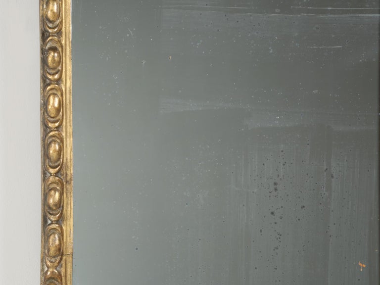 Antique Gilded Very Large Mirror from Ireland with Old Glass at 1stDibs