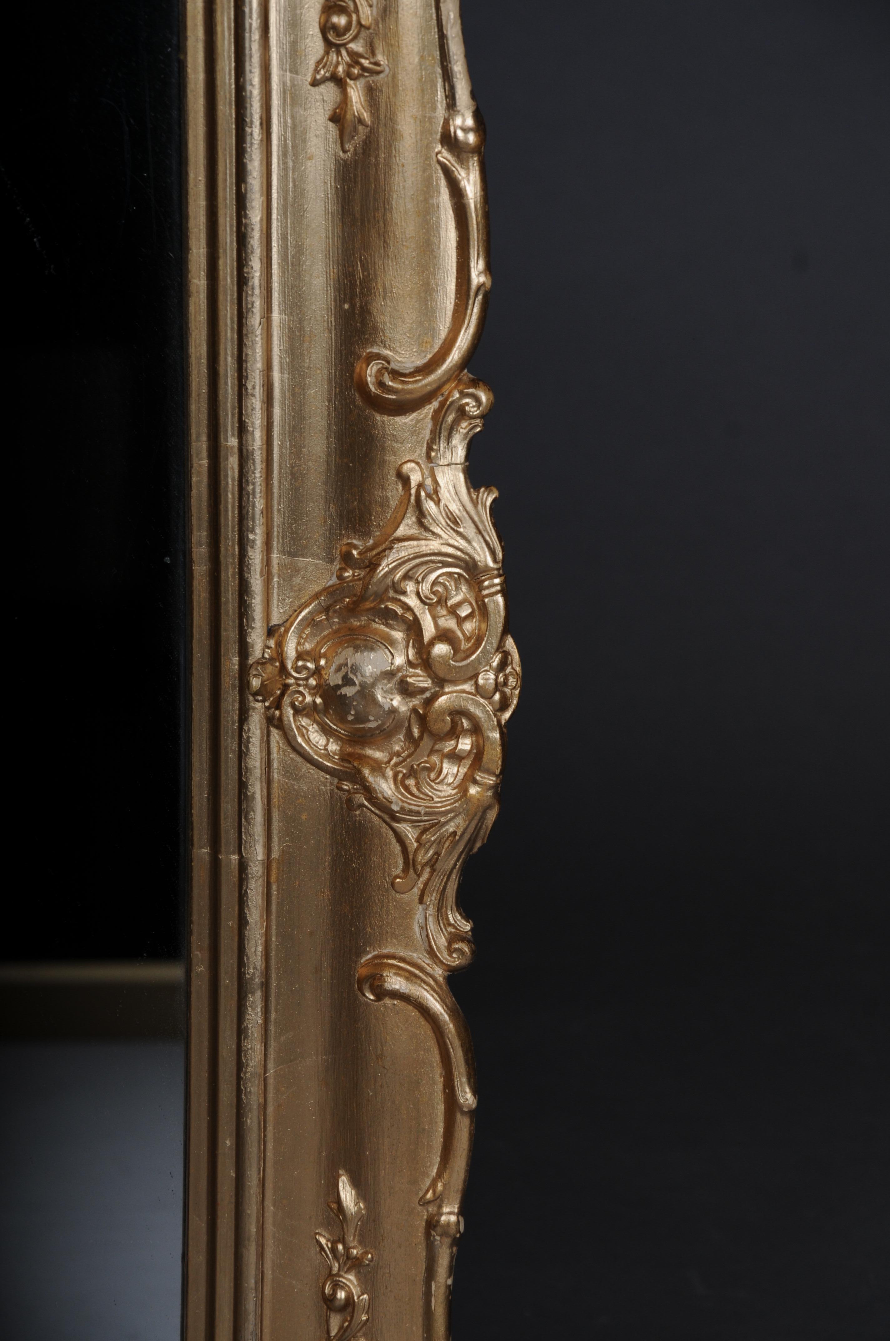Antique gilded wall mirror, Germany around 1870 For Sale 5