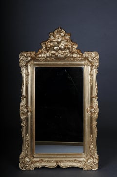 Antique gilded wall mirror, Germany around 1870