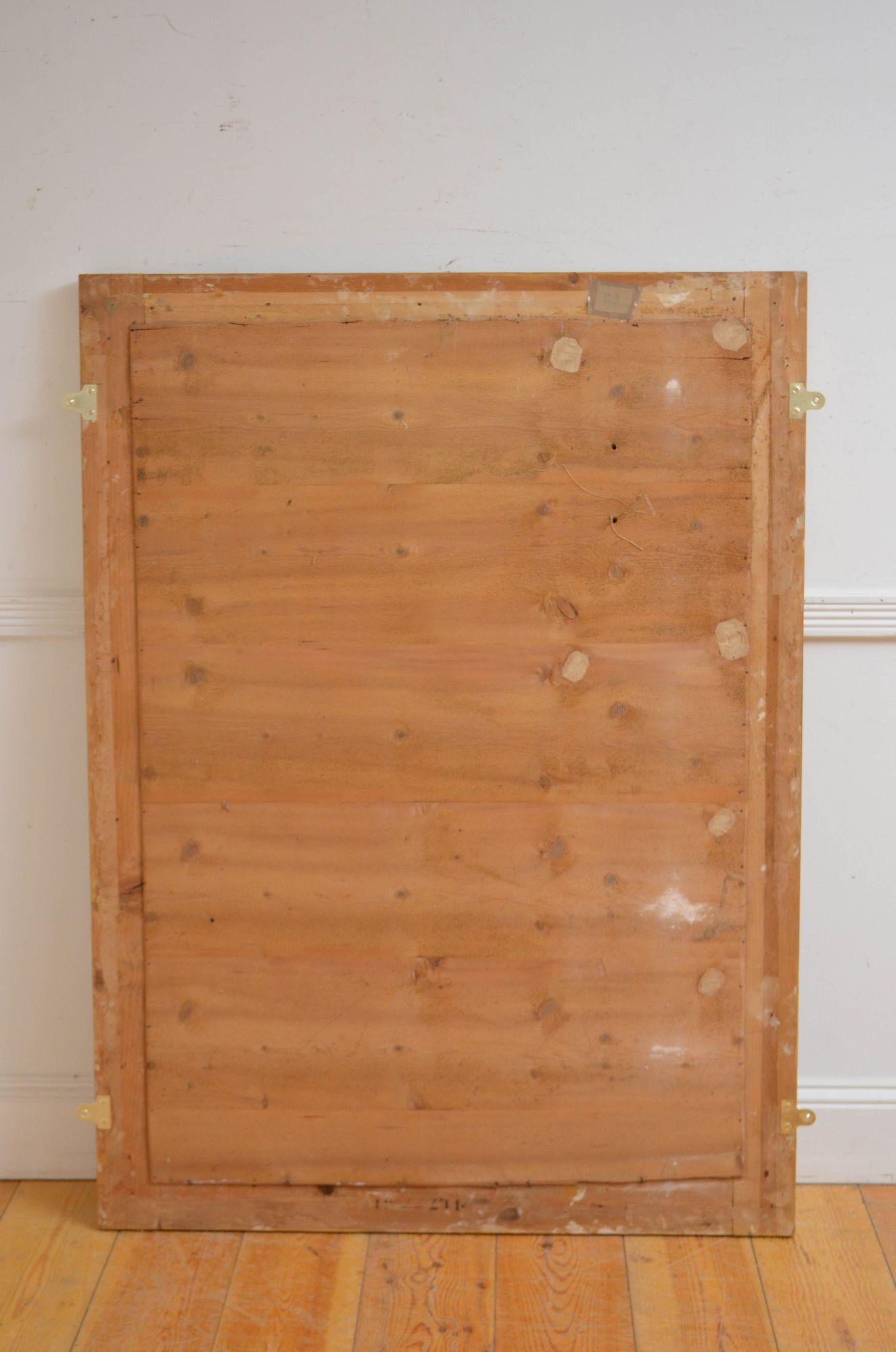 Miroir mural doré ancien H103 cm en vente 12