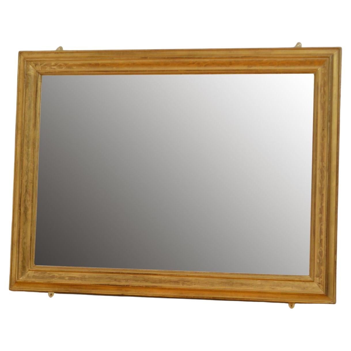 Antique Mirror dorato da parete H103cm