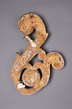 Antique Gilded Wooden Frieze