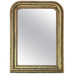 Antique Gilt 19th Century Overmantle Wall Mirror Large