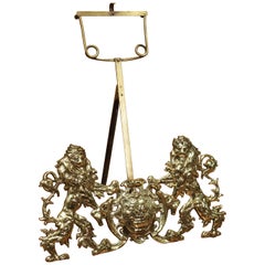 Antique Gilt Bronze and Brass Music Sheet Holder, circa 1870