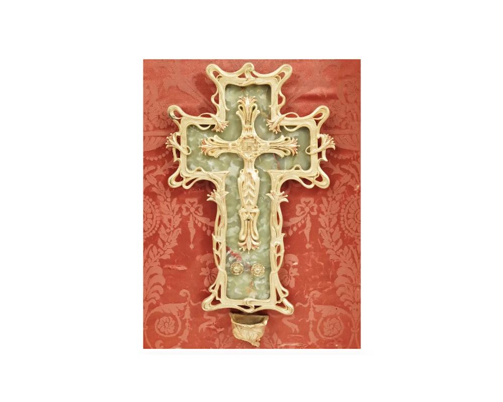 Antike vergoldete Bronze-Emaille-Reise-Altar- Triptychon im Angebot 1